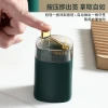 The new golden-edge toothpick box features an automatic toothpick press and a simple, luxurious, and high-quality appearance. The toothpick holder is made of a large amount of plastic Specification image